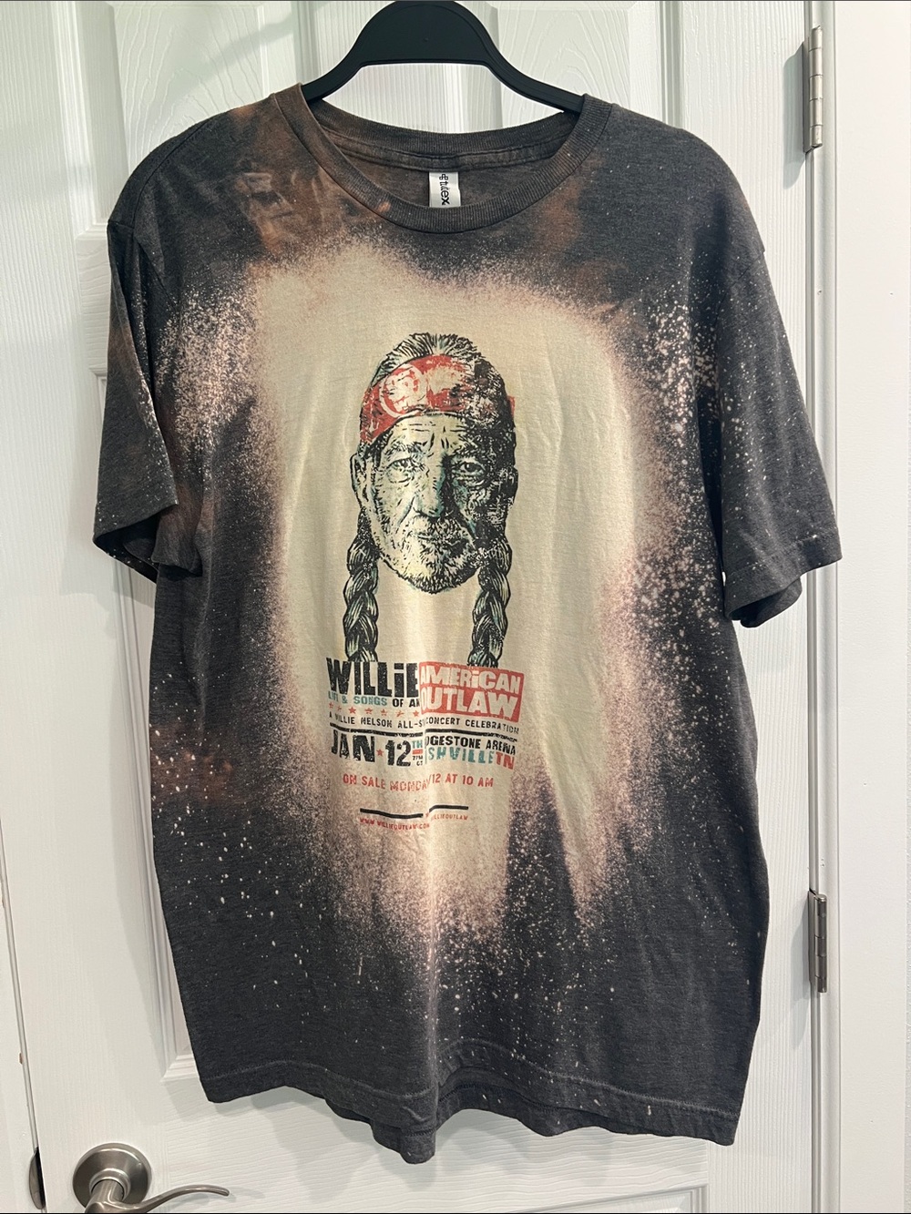 Graphic 'American Outlaw' Willie Nelson Shirt